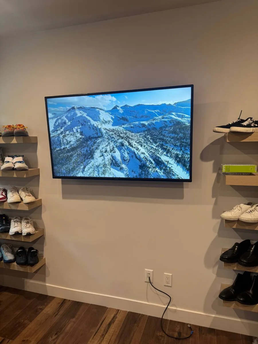 TV Mounting with In-Wall Power Concealment: Step by Step