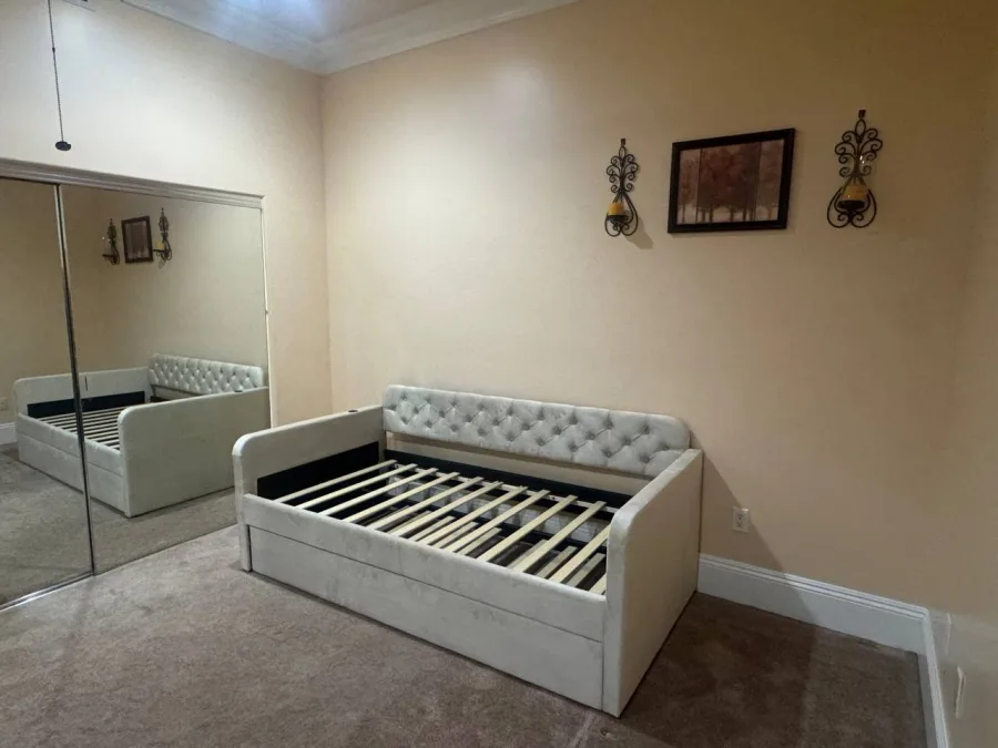 Furniture Assembly in Los Angeles: Tufted Upholstered Daybed with Trundle
