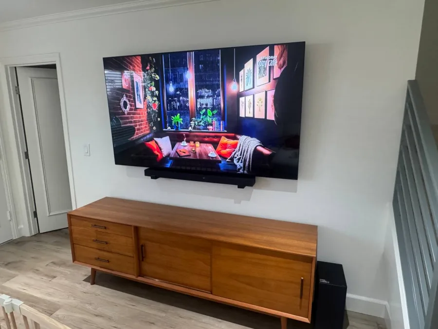 Project Spotlight: TV Mount + Soundbar + Surround Sound