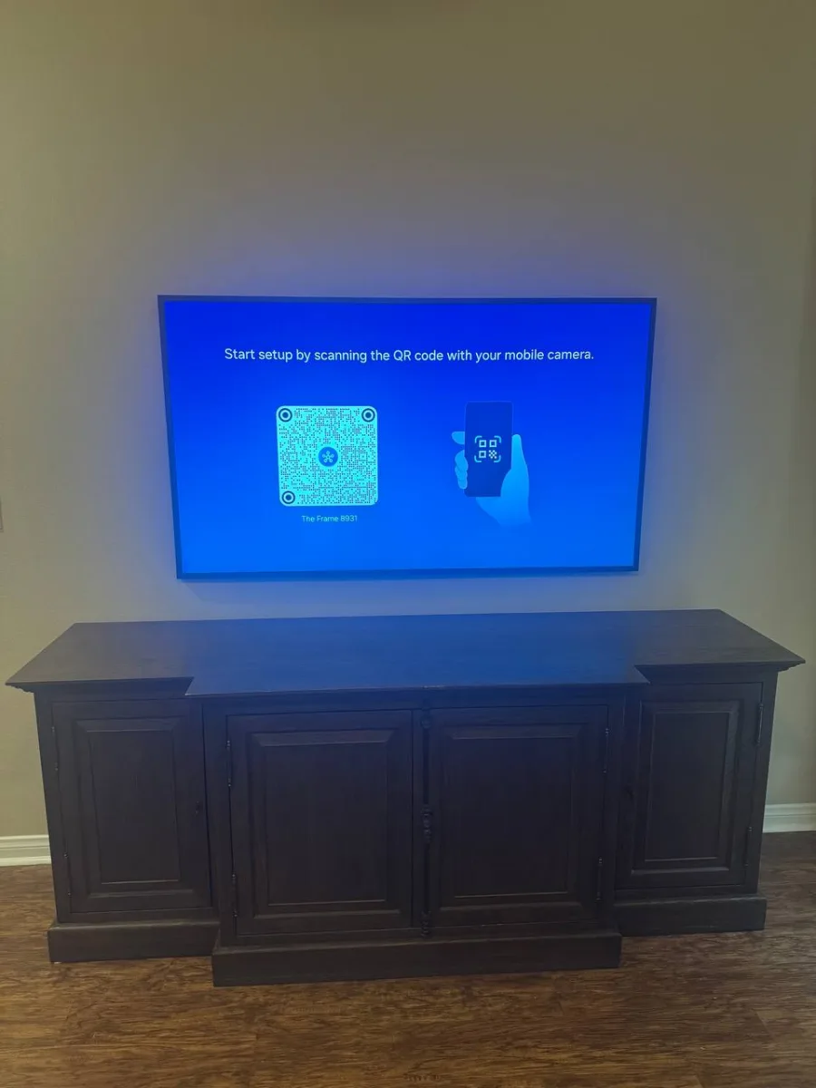 Mounting a TV Above a Statement Piece of Furniture