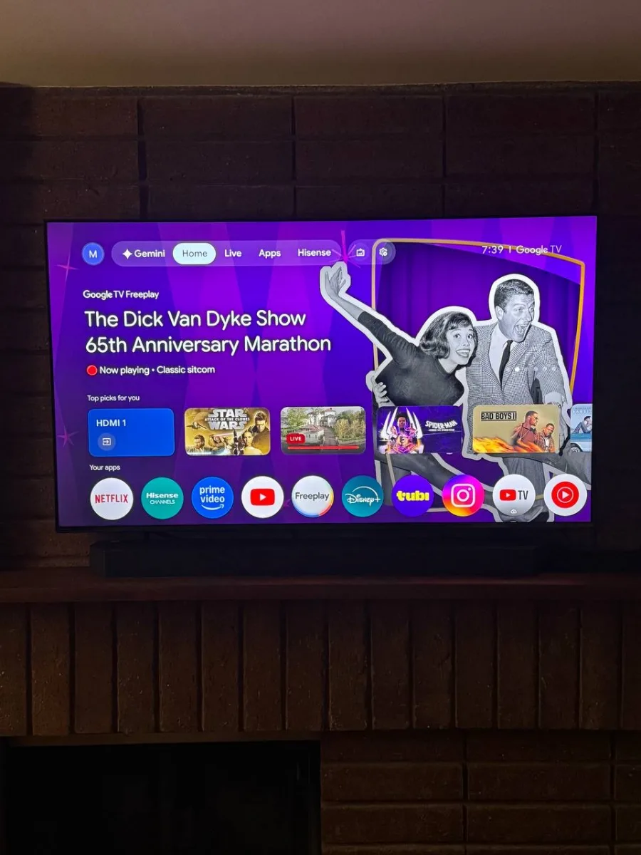 TV Mounting Spotlight: Brick Fireplace Installation
